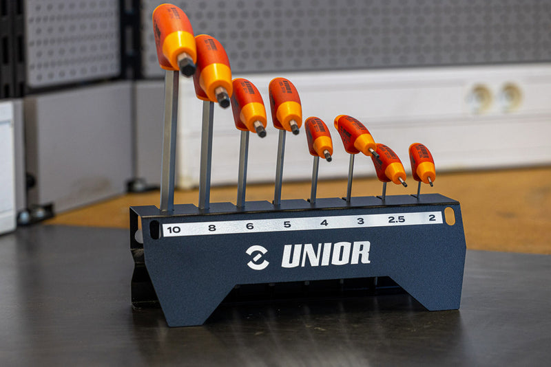 Load image into Gallery viewer, Unior tools allen key set with t-handle 193hx-us.1