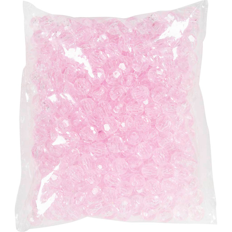 Laden Sie das Bild in Galerie -Viewer, Https: www.cchobby.nl facet-glaskralen-d-8-mm-gatgrootte-1-mm-roze-100-gr-1-doos
