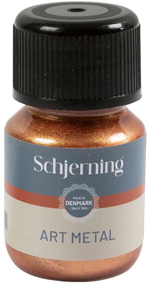 ギャラリービューアに画像をロードする, Creativ company metaalverf - medium goud - glanzende verf - voor diverse oppervlakken - 30ml - art metal - waterbasis - perfecte dekking - eenvoudig aan te brengen