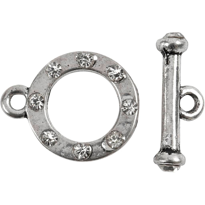 ギャラリービューアに画像をロードする, Https: www.cchobby.nl l-17-mm-d-20-mm-gatgrootte-2-mm-antiek-zilver-1-set