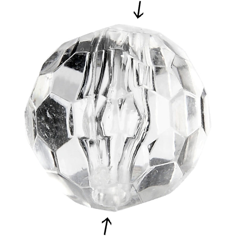 Afbeelding laden in galerijviewer, Https: www.cchobby.nl acryl-kralen-afm-12-mm-gatgrootte-1-2-mm-transparant-glans-77-stuk-1-doos