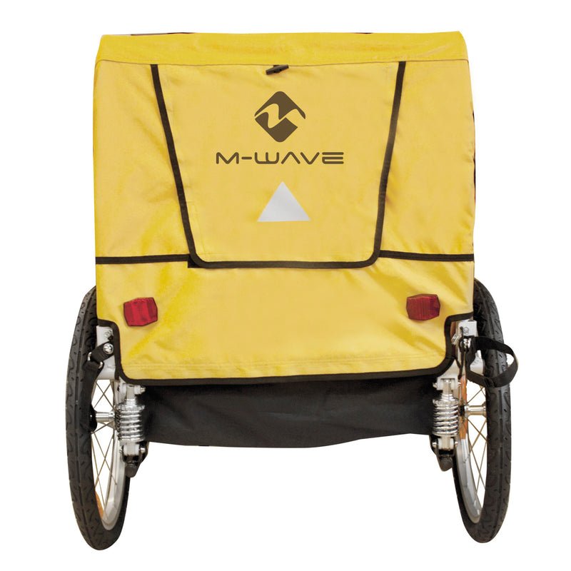 Afbeelding laden in galerijviewer, M-wave stalwart kid 2 children luggage bicycle trailer