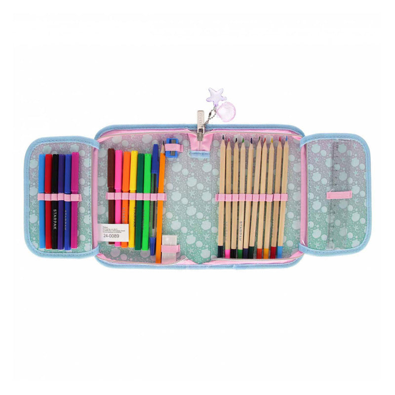 Laden Sie das Bild in Galerie -Viewer, Etui met accessoires schelp, 25dlg.