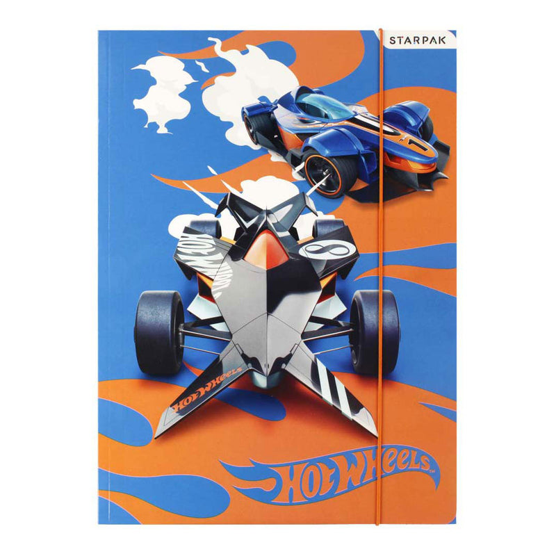Load image into Gallery viewer, Map met elastiek a4 hot wheels