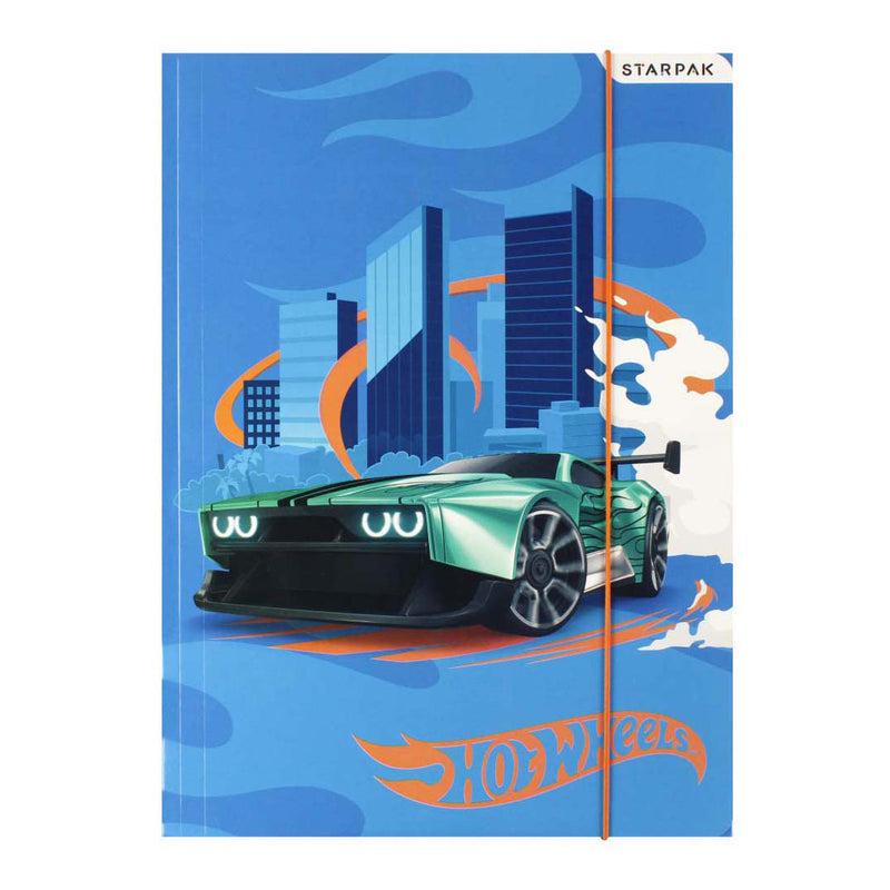 Load image into Gallery viewer, Map met elastiek a4 hot wheels
