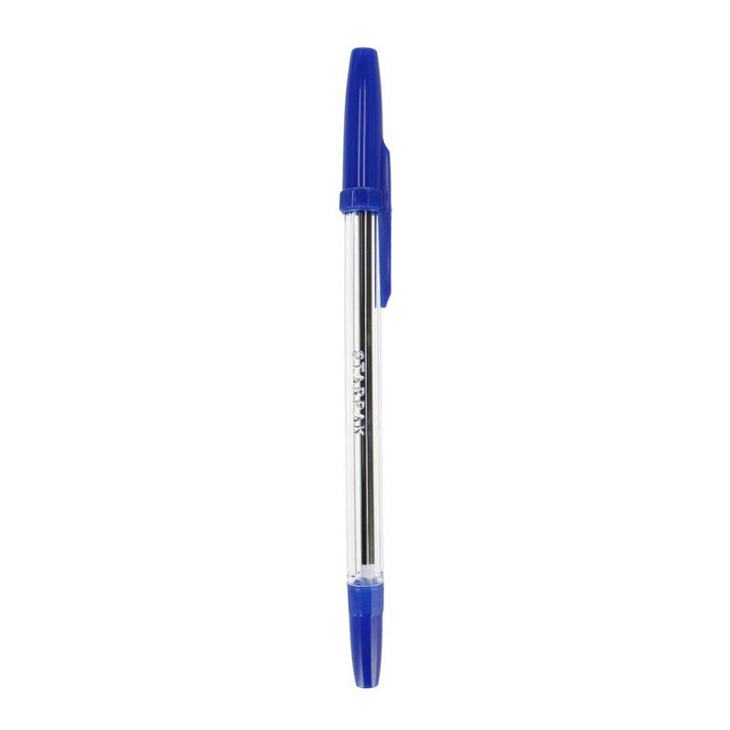 Afbeelding laden in galerijviewer, Balpen met dop blauw, 50st.
