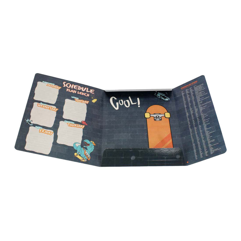 ギャラリービューアに画像をロードする, Euro-trade limited liability map met elastiek a4 skate dino