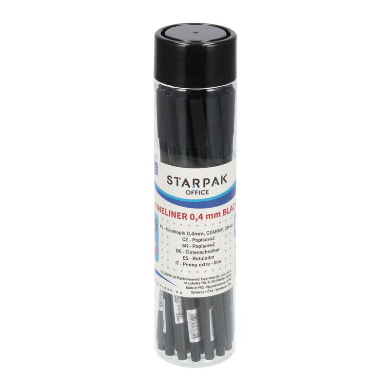 Laden Sie das Bild in Galerie -Viewer, Fineliner rond 0,4 zwart, 20st.