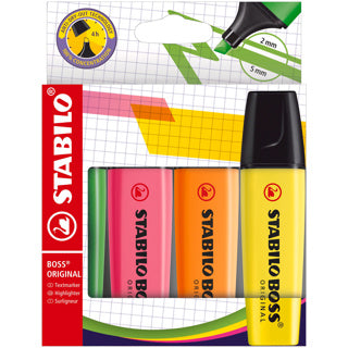 Afbeelding laden in galerijviewer, Stabilo boss original markeerstift 4 stuks | 2 stuks