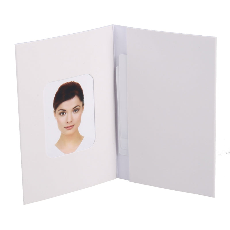 Load image into Gallery viewer, Benel pasfotomapjes blanco wit 500 st.