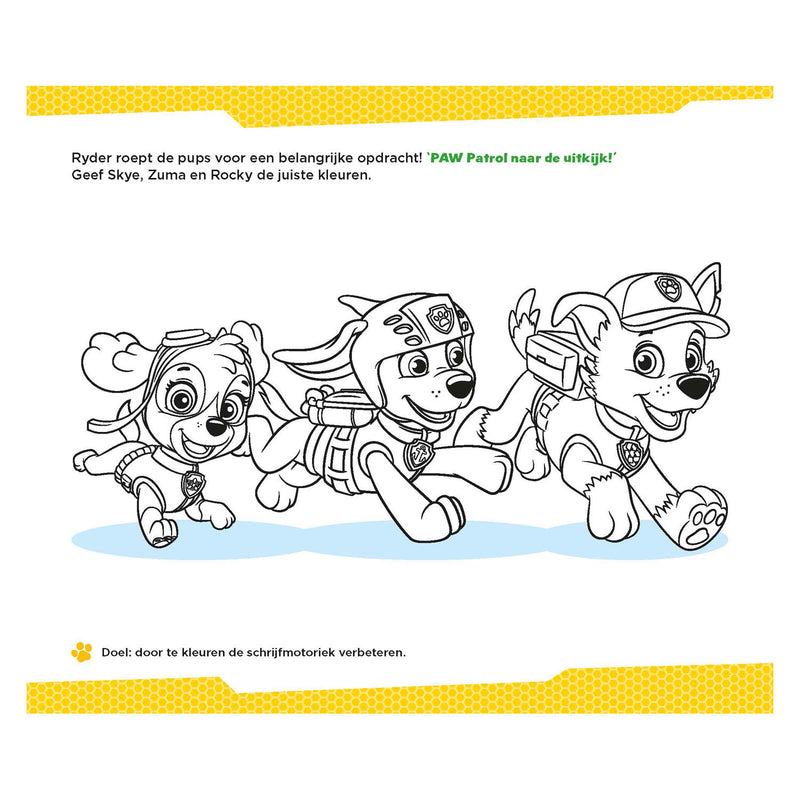 Chargez l'image dans la visionneuse de la galerie, Paw patrol - kleurboek - eerste schrijfspelletjes - 3-4 jaar