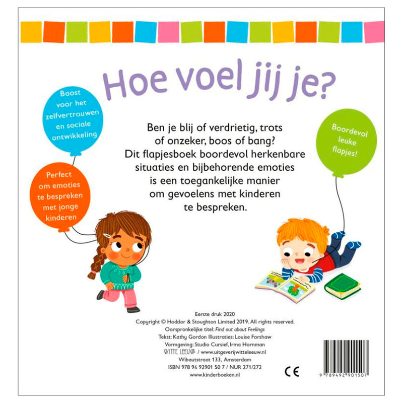 Afbeelding laden in galerijviewer, Centraal boekhuis flapjesboek - hoe voel jij je?