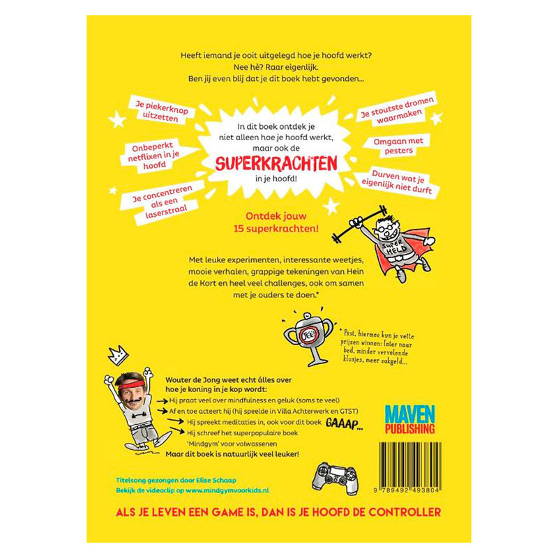 Load image into Gallery viewer, Centraal boekhuis superkrachten voor je hoofd: mindgym voor kids