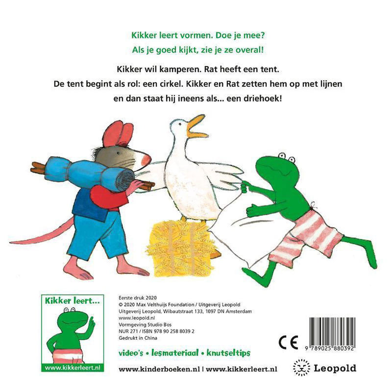 Load image into Gallery viewer, Centraal boekhuis kikker leert vormen