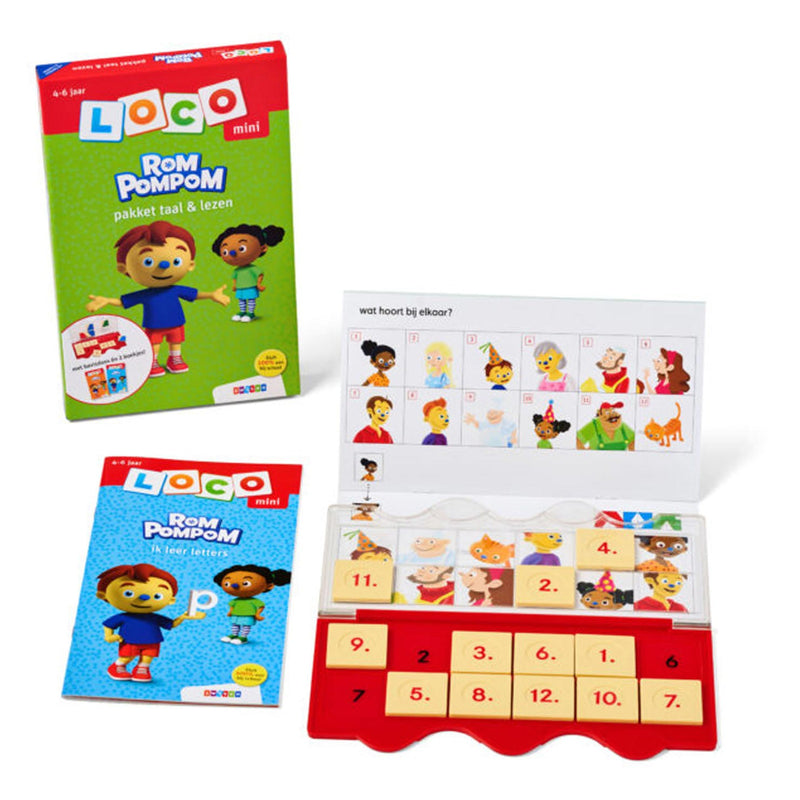 Afbeelding laden in galerijviewer, Wpg uitgevers mini loco - rompompom pakket taal lezen (4-6 jaar)