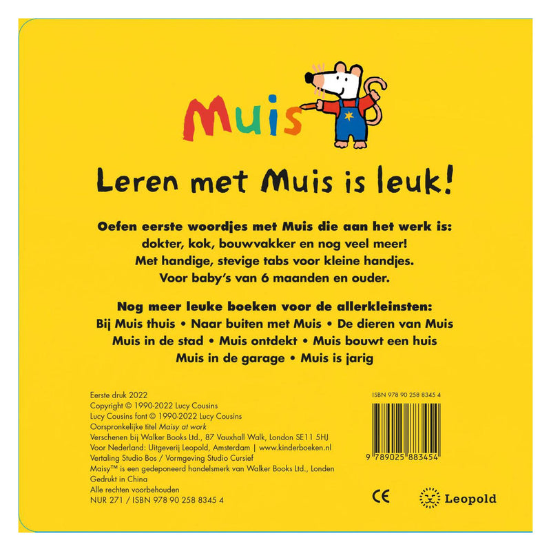 Load image into Gallery viewer, Muis aan het werk - Eerste woordjesboek