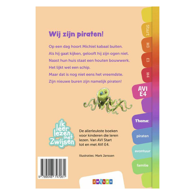 Load image into Gallery viewer, Wpg uitgevers zwijsen boek avi e4 wij zijn piraten!