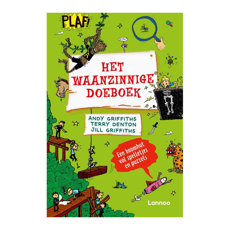 Afbeelding laden in galerijviewer, Centraal boekhuis de waanzinnige boomhut - het waanzinnige doeboek
