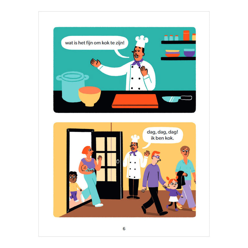 ギャラリービューアに画像をロードする, Wpg uitgevers kok heeft het druk - avi m3 stripboek