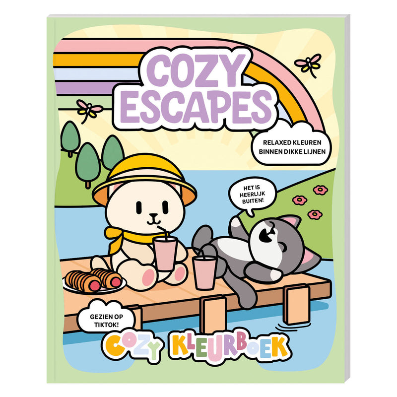 Afbeelding laden in galerijviewer, Cozy kleurboek - cozy escapes nieuw