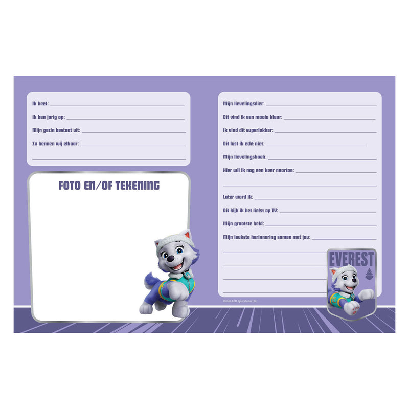 Chargez l'image dans la visionneuse de la galerie, Paw patrol vriendenboek - girl pups nieuw