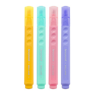 Afbeelding laden in galerijviewer, Bruynzeel markeer stiften pastel kleuren 4 stuks | 3 stuks