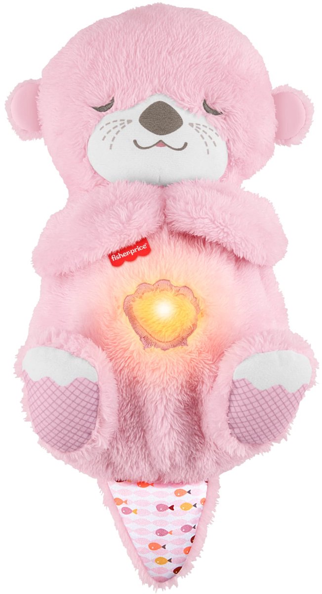 Chargez l'image dans la visionneuse de la galerie, Fisher-price bedtijd otter - roze pluchen babyspeelgoed