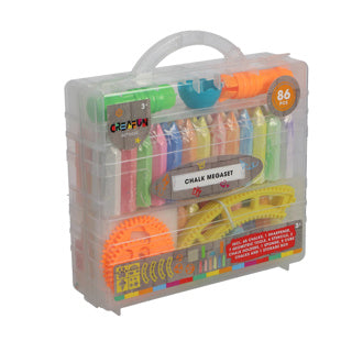ギャラリービューアに画像をロードする, Creafun outdoor stoepkrijt mega set 86-delig