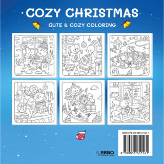 Chargez l'image dans la visionneuse de la galerie, Rebo publishers cozy christmas - cute cozy kleurboek