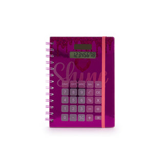 ギャラリービューアに画像をロードする, Dream pop dream big spiral notebook met calculator | 2 stuks