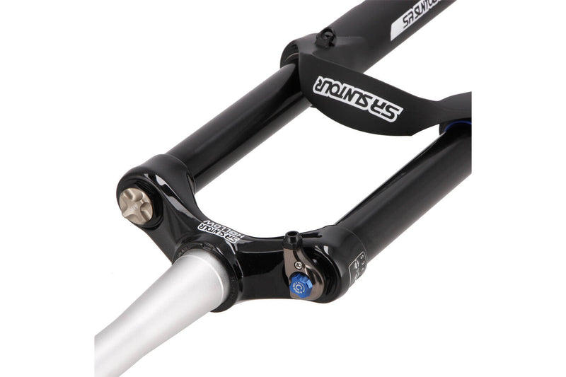 Load image into Gallery viewer, SrSuntour Suntour auron aur voorvork 27.5'' rlrc 15qlc2ti 120-160mm tapered zwart