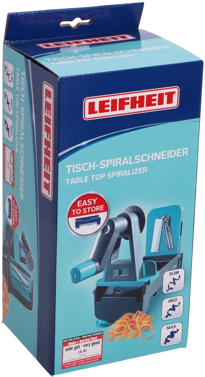 ギャラリービューアに画像をロードする, Leifheit tafel spiraalsnijder - rasp