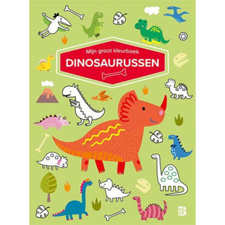 Laden Sie das Bild in Galerie -Viewer, Boek groot kleurboek dinosaurussen | 2 stuks