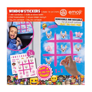 Load image into Gallery viewer, Raamstickers emoij assorti | 24 stuks