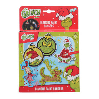 Load image into Gallery viewer, Totum the grinch diamond paint hangers 5 stuks inclusief 1100 diamonds | 2 stuks