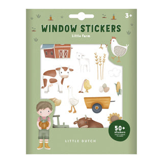 Load image into Gallery viewer, Little dutch raamstickers boerderij | 6 stuks
