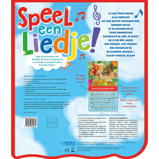 Afbeelding laden in galerijviewer, Geluidenboek speel een liedje! pianoboek