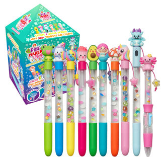 Afbeelding laden in galerijviewer, Gear2play pen maker magic - deluxe: mega pennenset - maak 10 unieke pennen met kralen, bedels en allerlei figuren