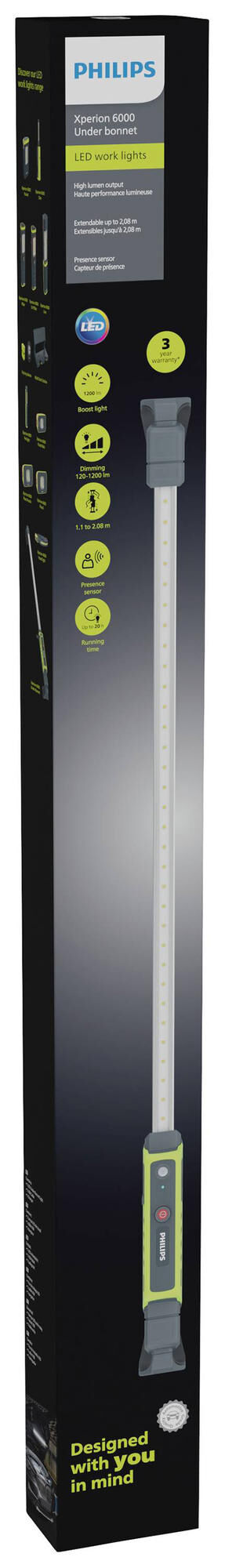 Laden Sie das Bild in Galerie -Viewer, Philips motorruimte lamp xperion 6000 bonnet engine bay light led 1,2w xperion bonnet