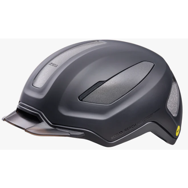 Load image into Gallery viewer, Ked fietshelm reach dt medium 54-58 cm - black matt