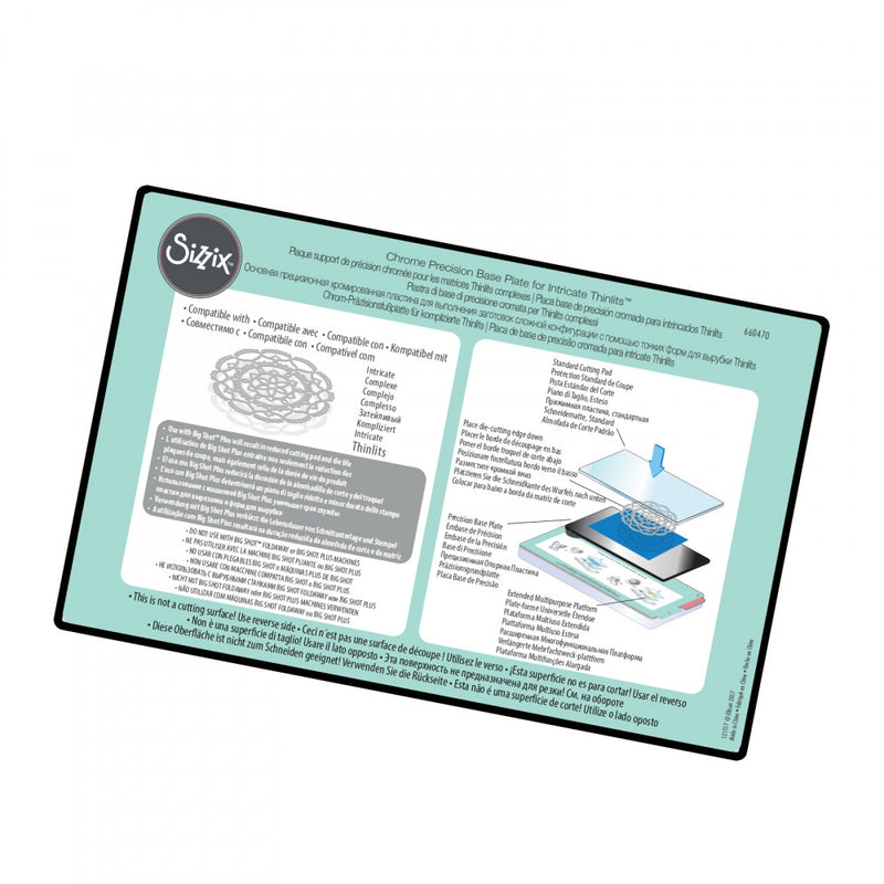 Load image into Gallery viewer, Sizzix • chrome nauwkeurigheids basisplaat
