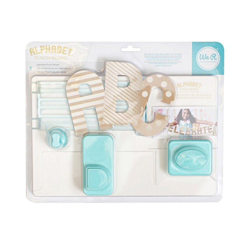 Load image into Gallery viewer, We r makers • alphabet punch board