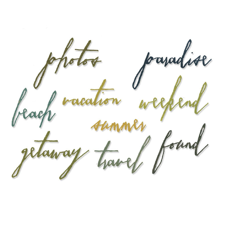 Load image into Gallery viewer, Sizzix • handwritten vacation by tim holtz