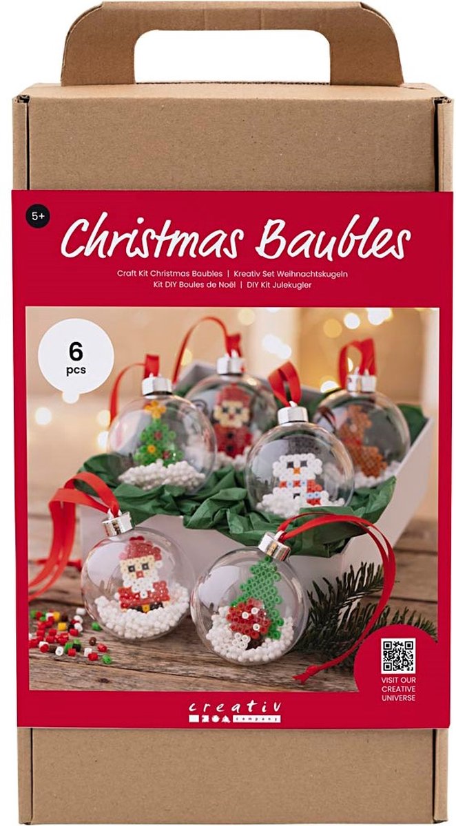 ギャラリービューアに画像をロードする, Creativ company hobbyset kerstballen maken met kralen