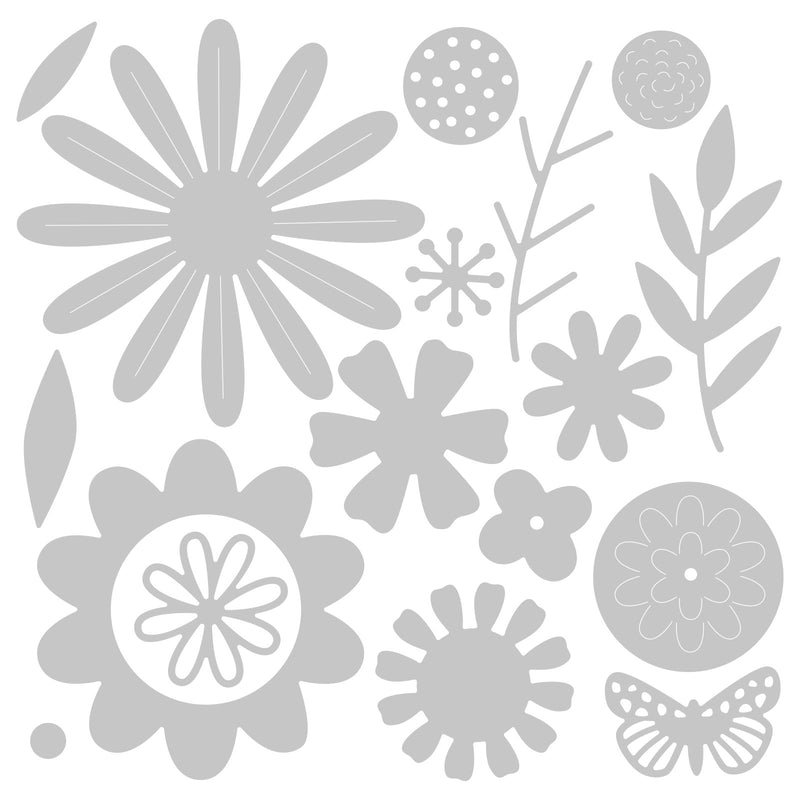 Load image into Gallery viewer, Sizzix • thinlits snijmal vette bloemen