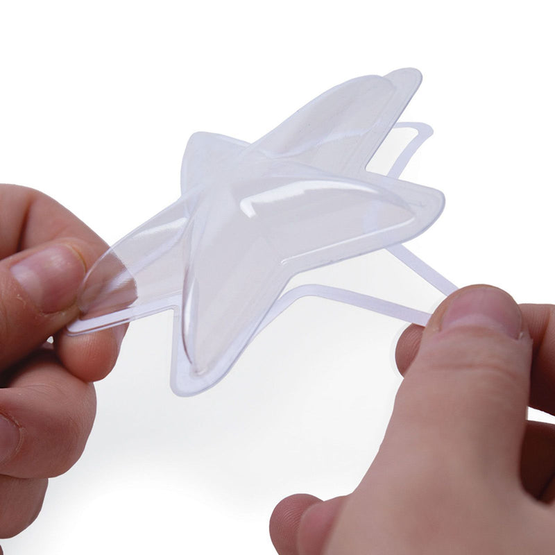 Load image into Gallery viewer, Sizzix • making essential shaker domes star 7,62cm 6pieces