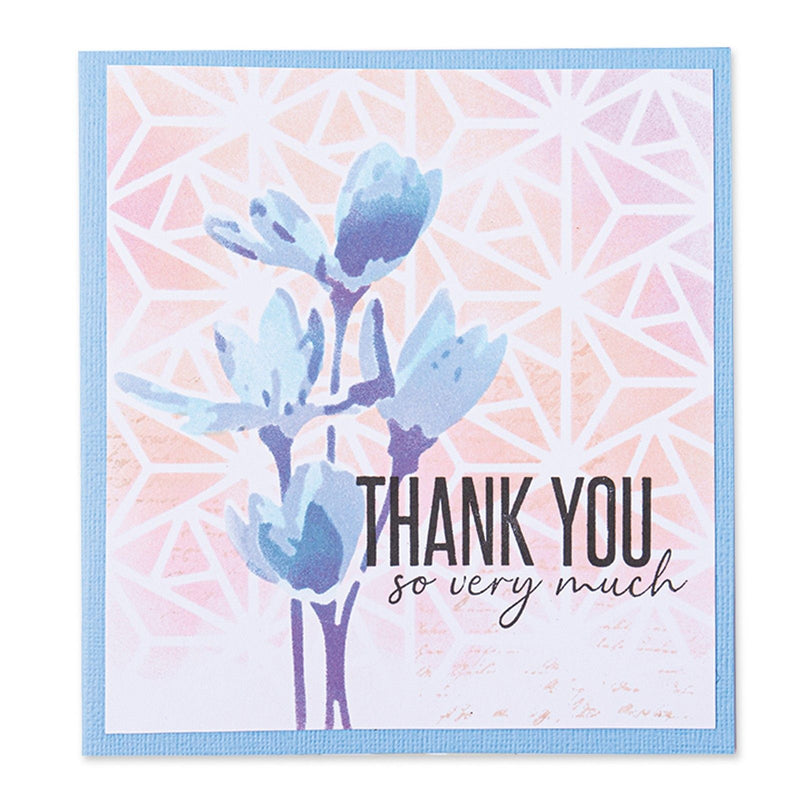 Load image into Gallery viewer, Sizzix • layered stencils geo flowers 4stuks