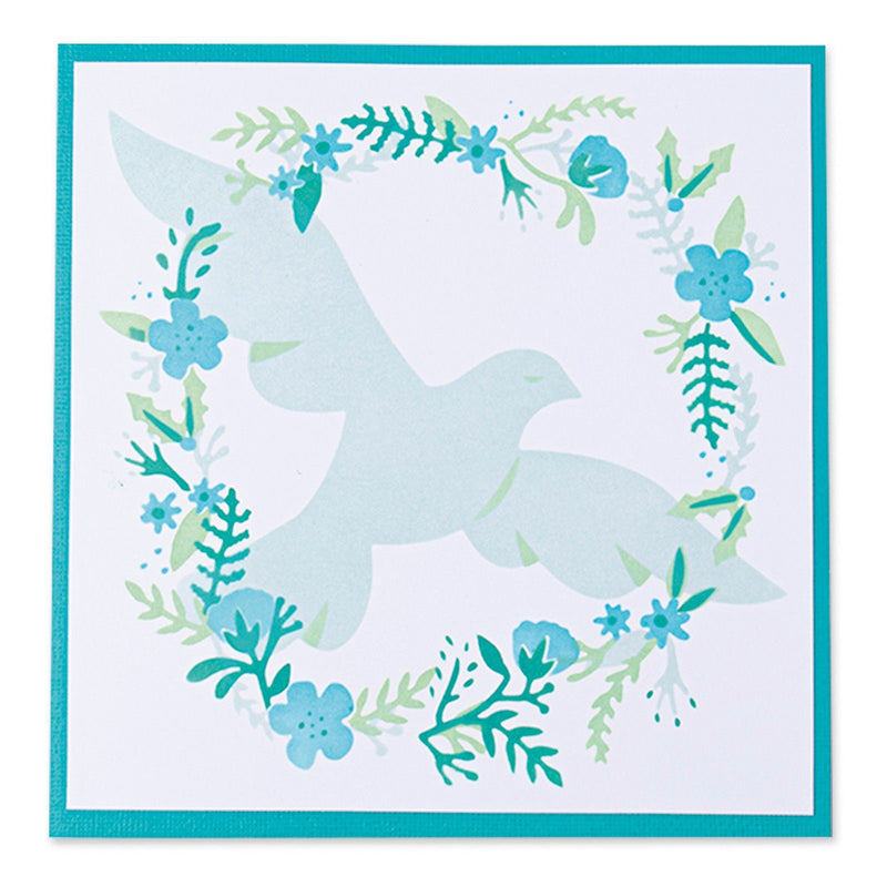 Load image into Gallery viewer, Sizzix • layered stencils dove 4stuks