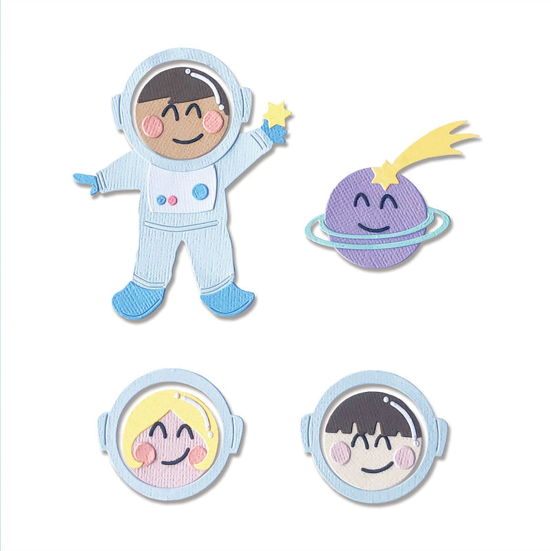 Load image into Gallery viewer, Sizzix • thinlits die set astronaut