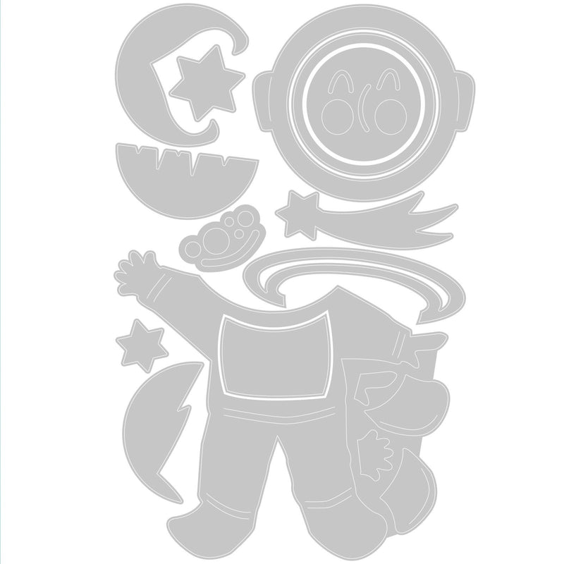 Load image into Gallery viewer, Sizzix • thinlits die set astronaut